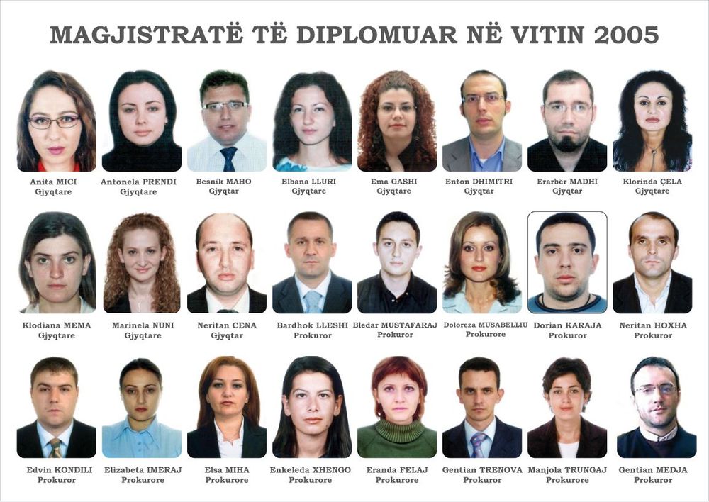 Magjistratë të diplomuar në vitin 2005
